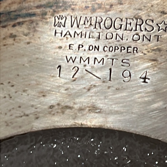 Antique Silver Plate and Glass Casserole Dish with Lid - Picture 8 of 8